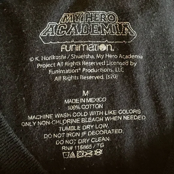 My Hero Academia T-Shirt - Size M - Picture 3 of 3